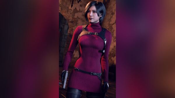 <br />
          Девушка с огромной грудью закосплеила Аду Вонг из Resident Evil 4 в прозрачном нижнем белье<br />
        