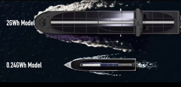 Японский стартап PowerX создаст 140-метровый плавучий повербанк для перевозки электричества по океану 