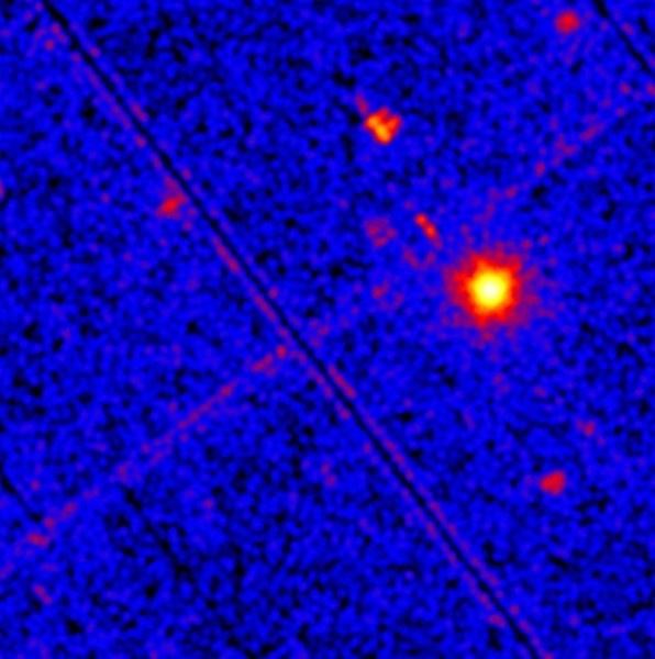 Получены первые изображения самого яркого квазара молодой Вселенной